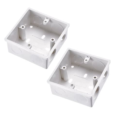 exposed electrical outlet box|indoor surface mount electrical box.